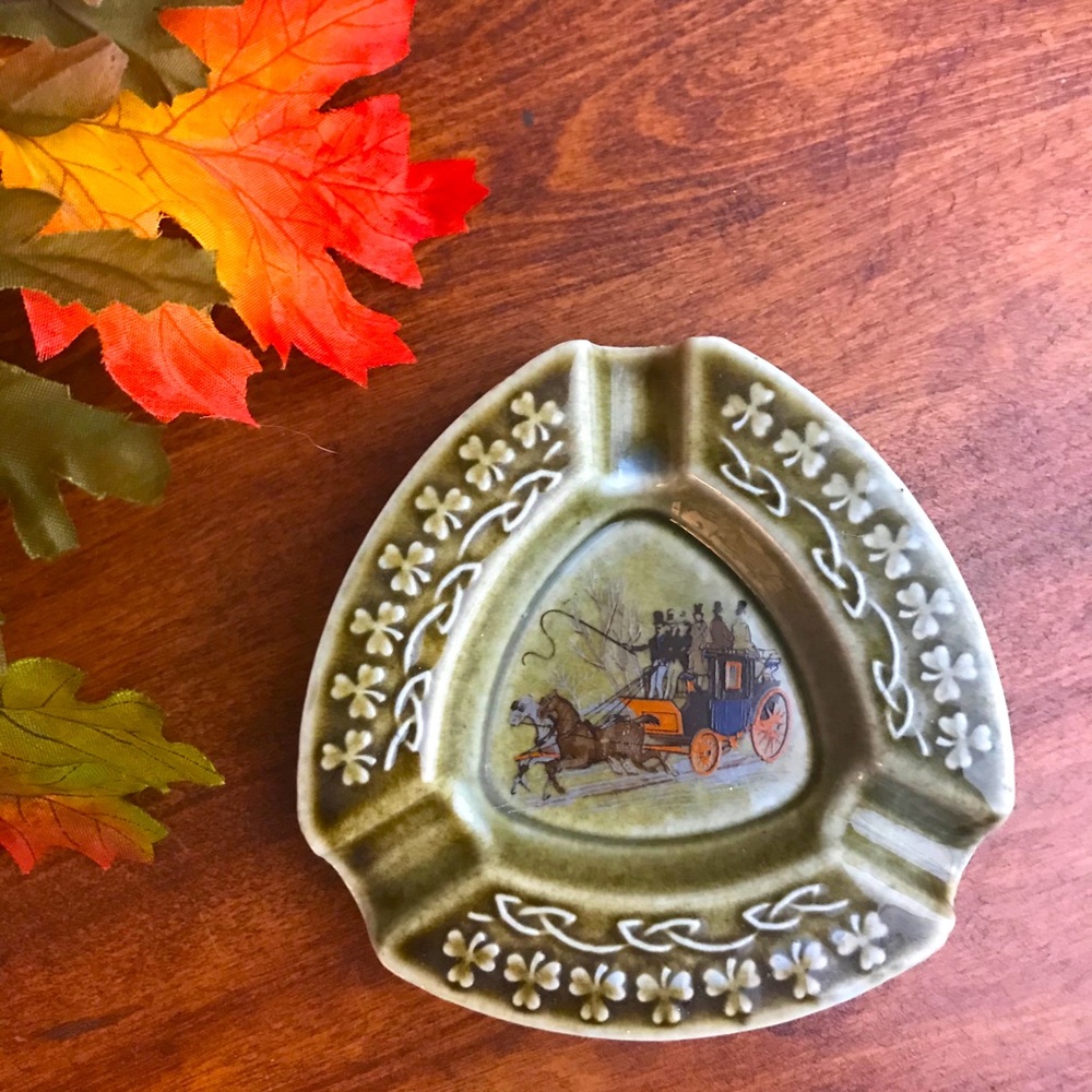 Vintage Wade Porcelain Ashtray Made in Ireland